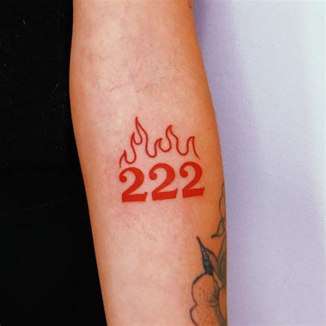 222 tattoo|8 The Art Of 222 Tattoos: Designs And Variations